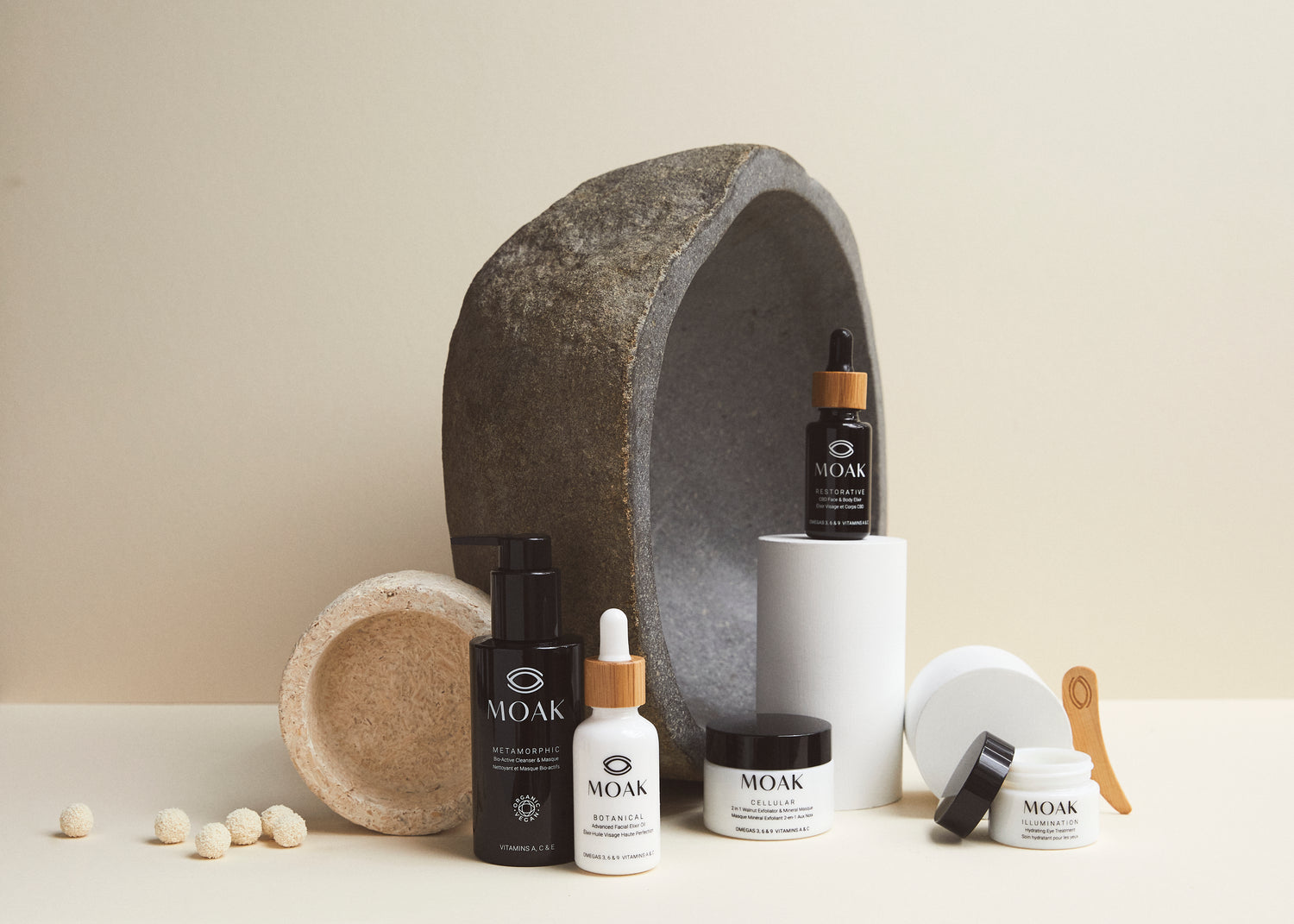 MOAK Skincare product range